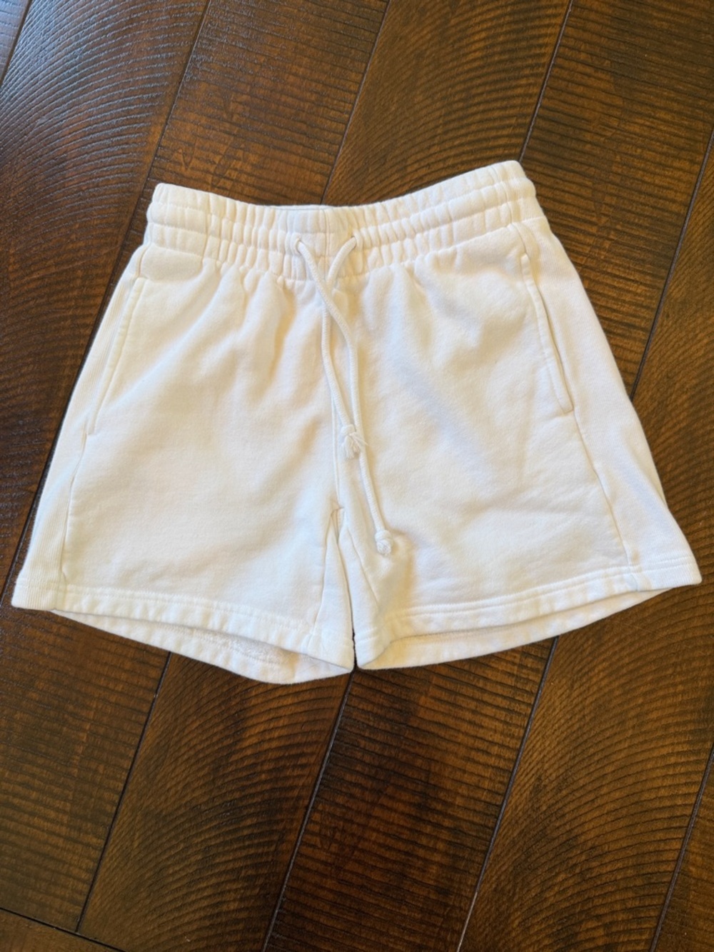 TNA White Drawstring Fleece Shorts EUC Size XXS